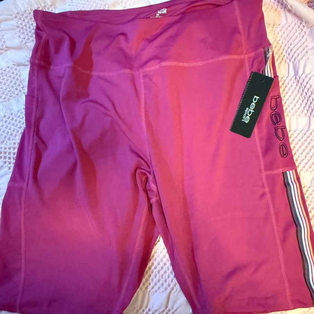Bebe Sport Fuchsia Shorts